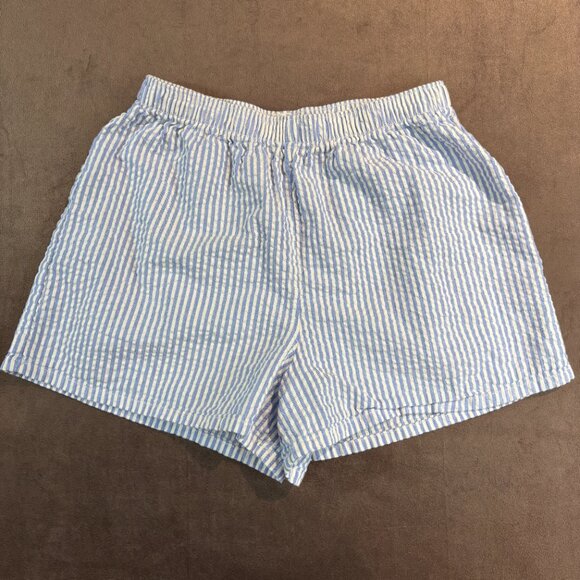 H&M Girls Light Blue Striped Cotton 2 Piece Set Size 8-9 (SKU 111G) - Picture 4 of 6